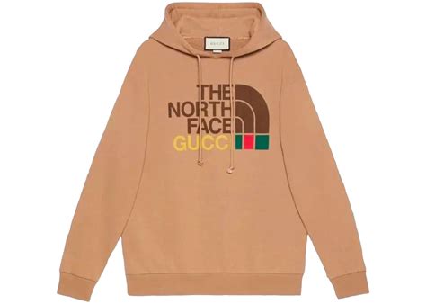 the north face x gucci hat|Gucci north face hoodie brown.